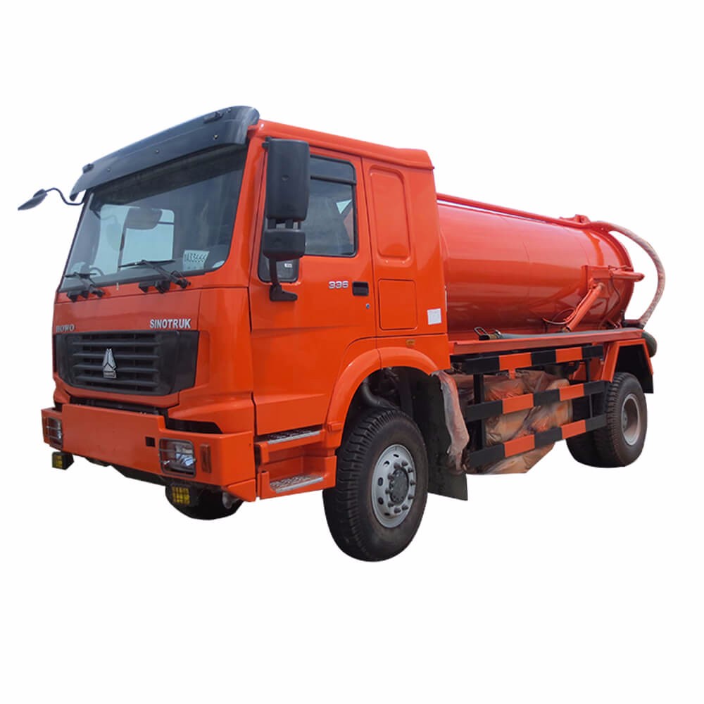 Howo 4 * 4 Truk Pengisap Limbah